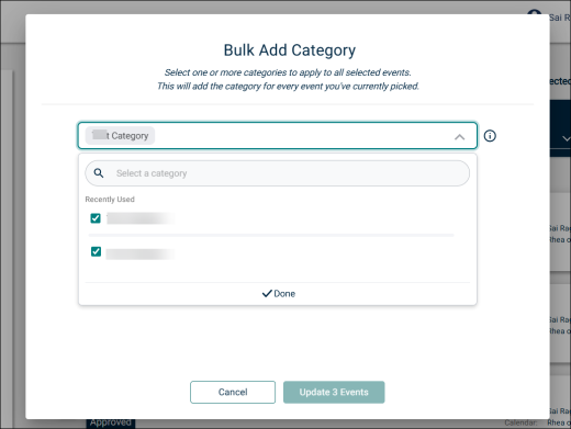 bulk add categories